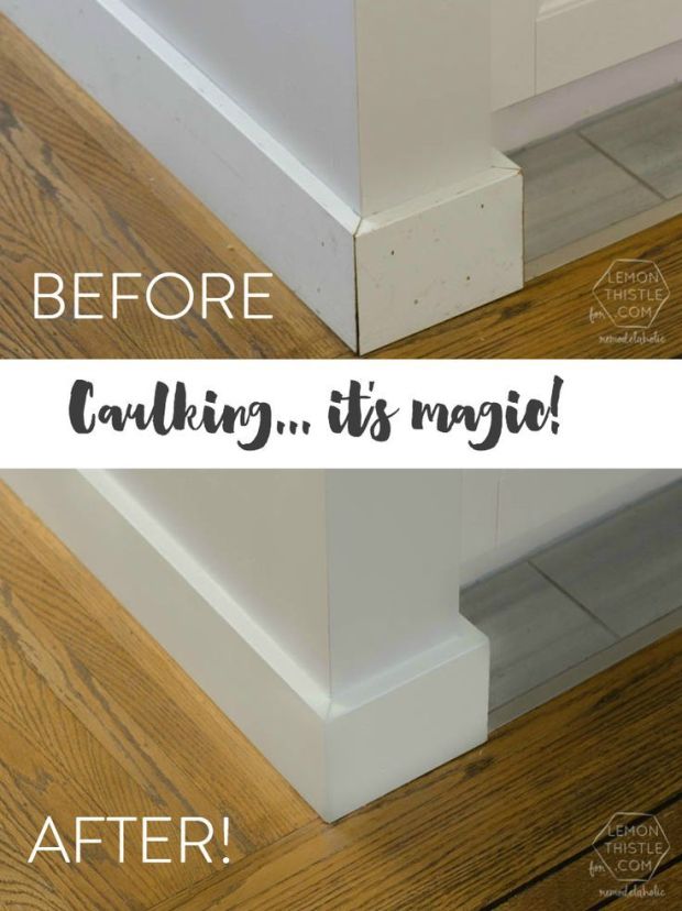 Remodelaholic | Why You Need to Start Caulking + Tips | Home repairs, Home remodeling, Diy home improvement
