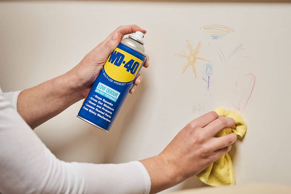 What's the easiest way to remove crayon from walls with WD-40 - WD-40 Australia